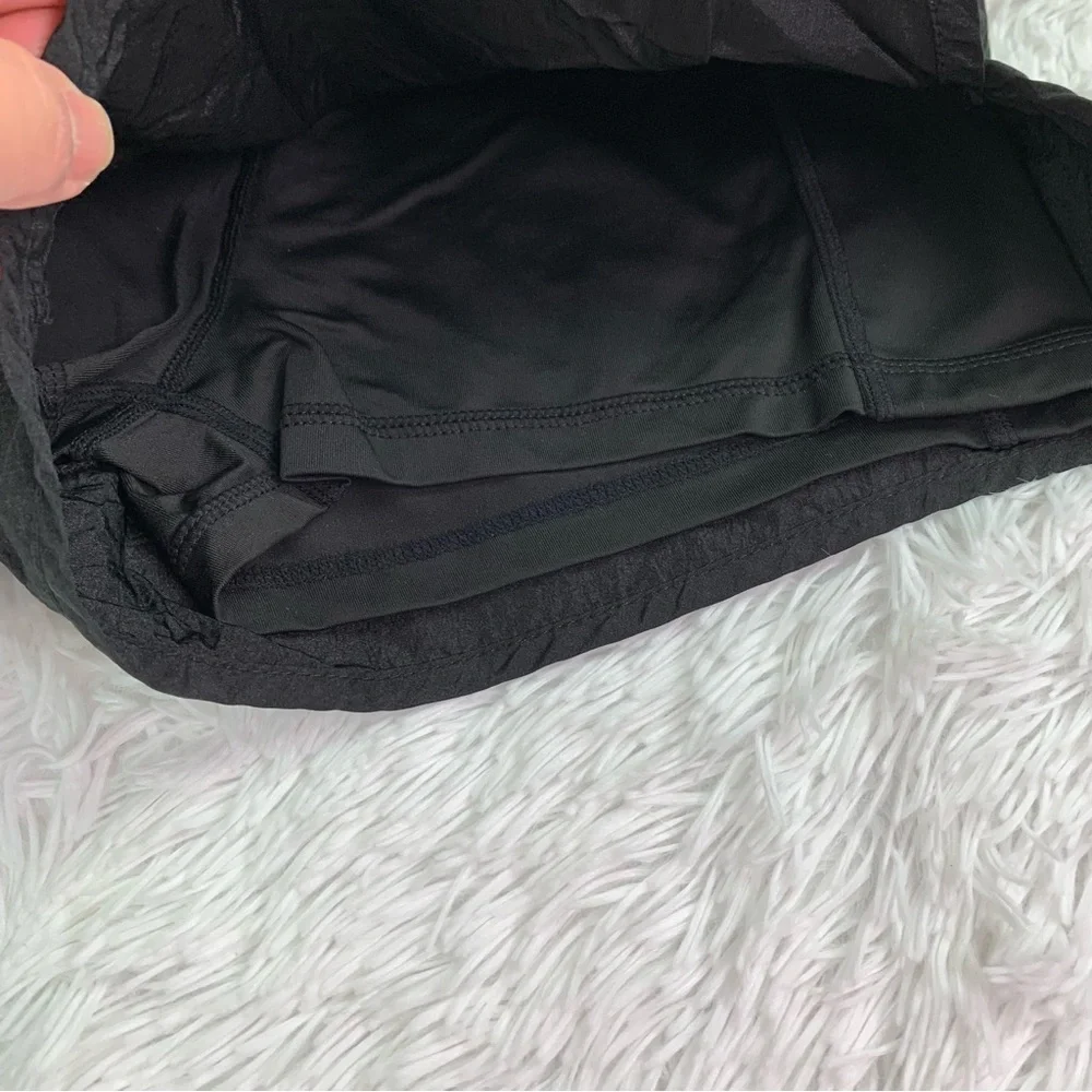 Kyoyo Black Women's High-Waisted casual athletic Shorts‎